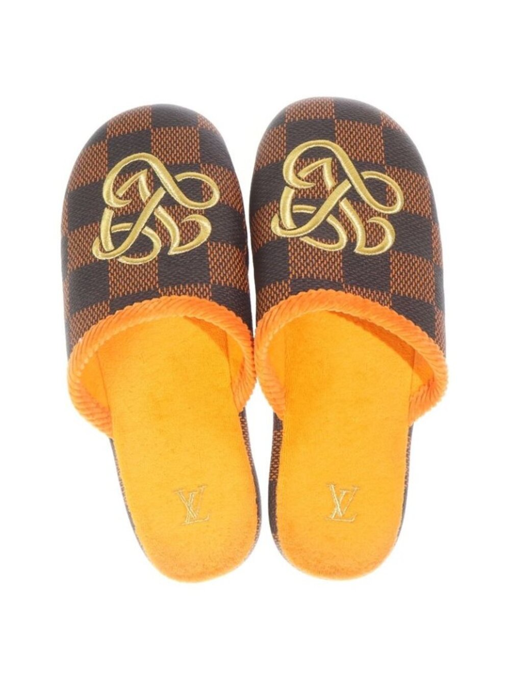 Louis Vuitton Palace Line Damier Mule Sandals Brown - Picture 4 of 6